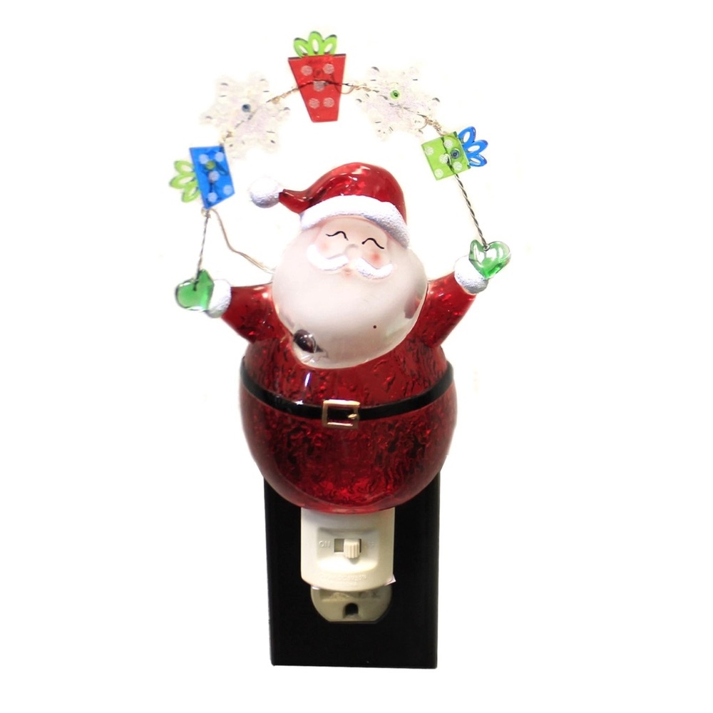 Festive Santa Night Light‎ with Gifts